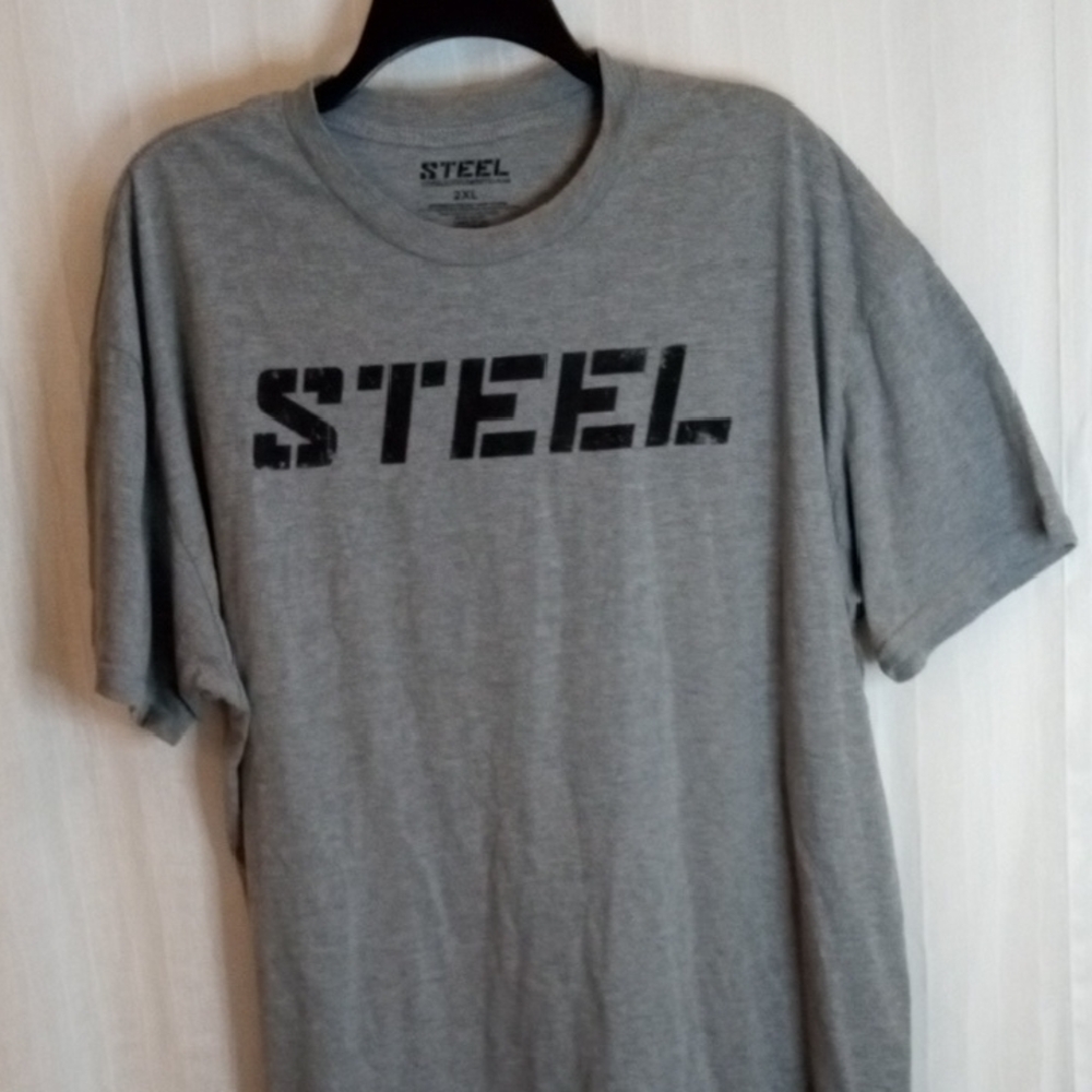 Steel Gray Men's T-Shirt